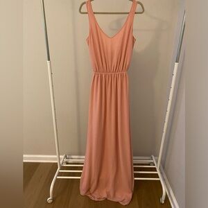 Show Me Your Mumu light pink maxi dress
